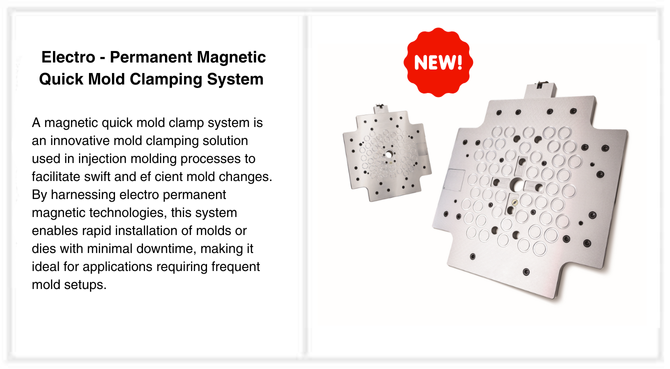 ELECTRO-PERMANENT MAGNETIC QUICK MOLD CLAMPING SYSTEM