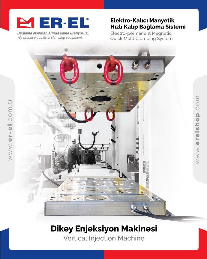 Elektro-Kalıcı Manyetik Hızlı Kalıp Değiştirme Sistemi