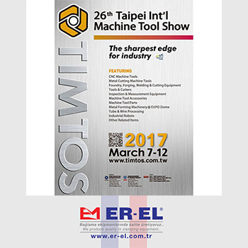 26th Taipei Int'l Machine Tool Show 2017, 7-12 marzo _