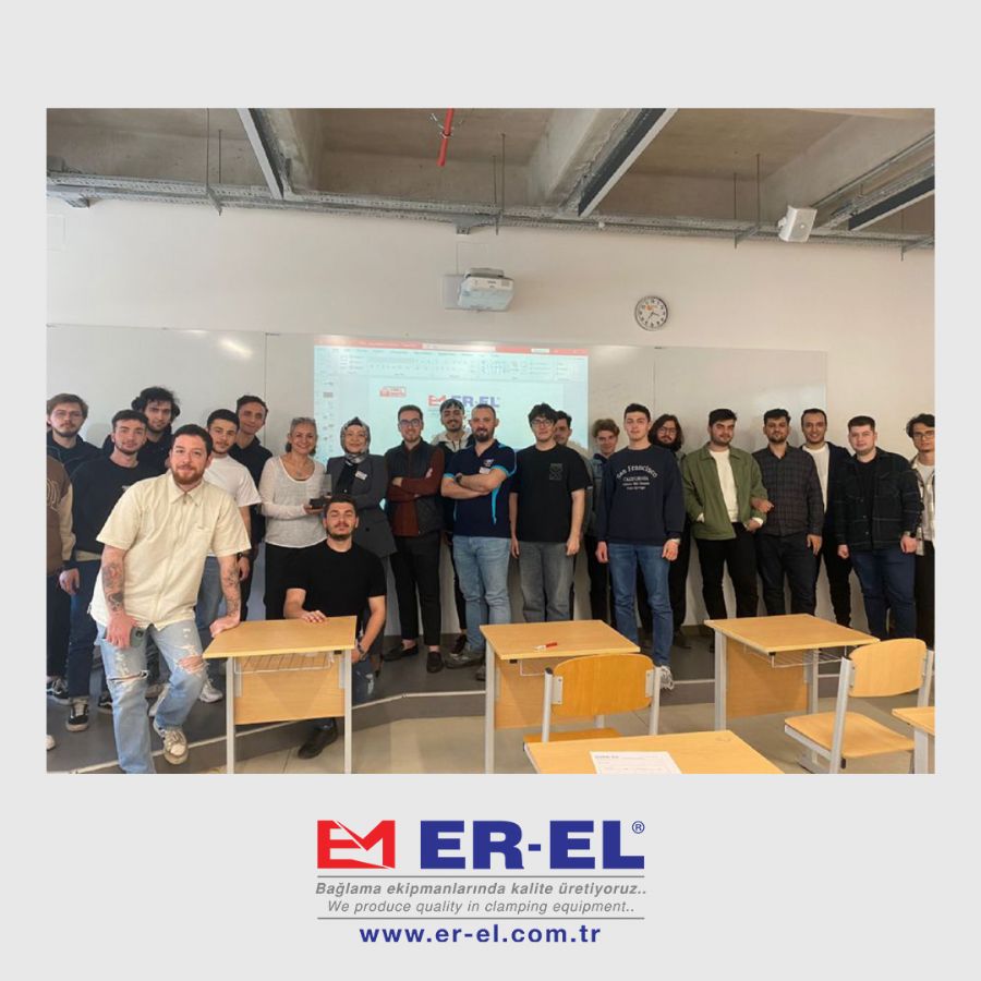 Para la asignatura «Métodos de sujeción de piezas en máquinas herramienta», nuestra empresa impartió formación en el campus a los estudiantes del Departamento de Tecnologías de Máquinas y Metales de la Escuela Superior de Formación Profesional de Ciencias Técnicas de la Universidad de Marmara.