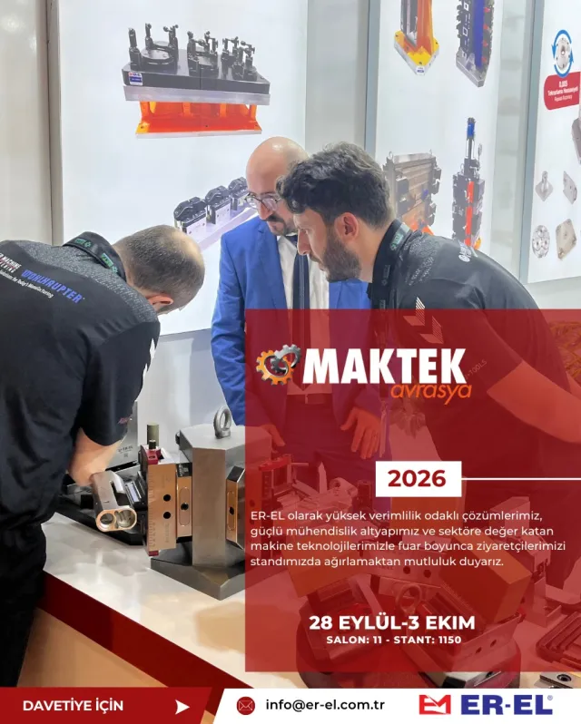 أنتم مدعوون إلى جناحنا في معرض MAKTEK AVRASYA 2026.